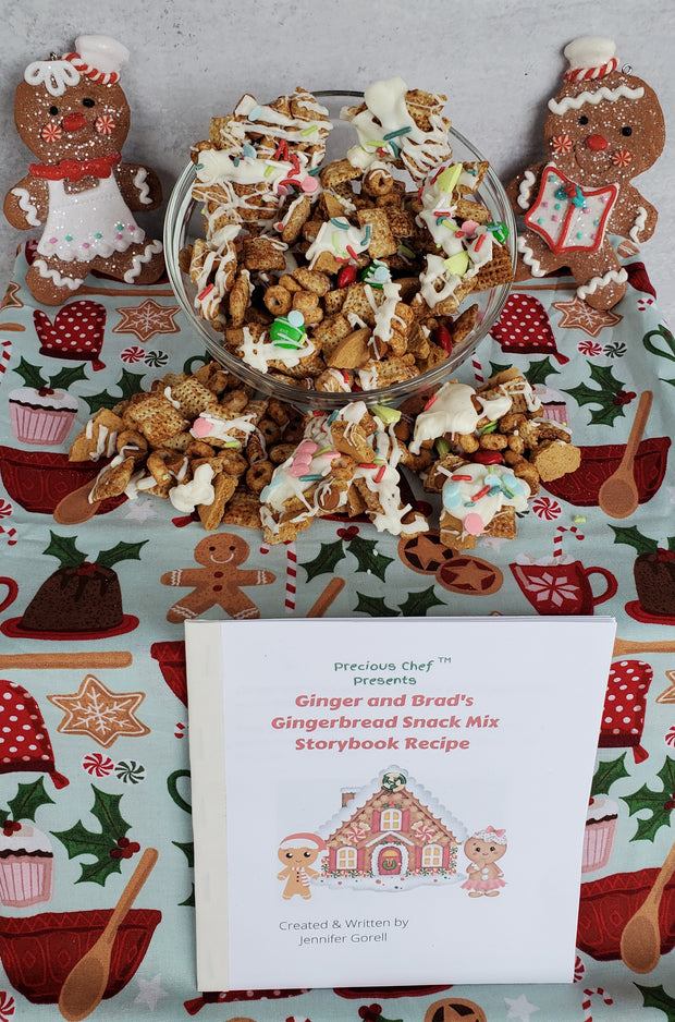 Ginger and Brad's Gingerbread Snack Mix Storybook Recipe Kit