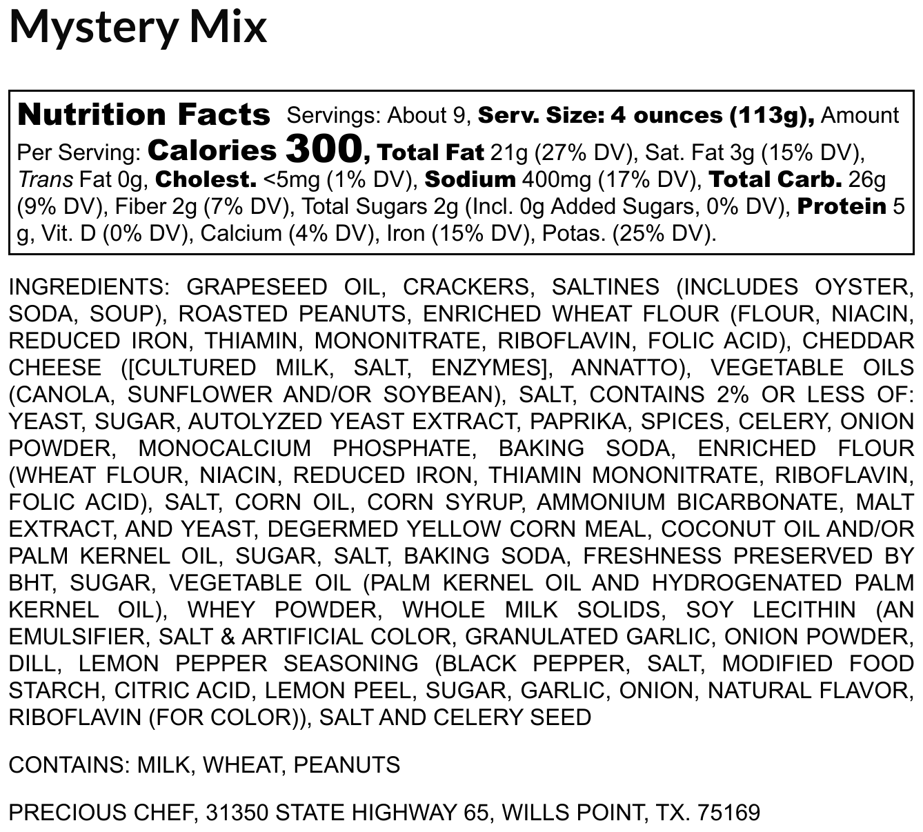 Mystery Mix - Recipe Kit & Card Game