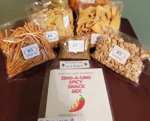 Zing-A-Ling Spicy Mix - Cook by Number Recipe Card Kit